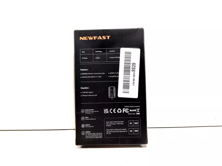 ADAPTER USB WIFI 6 AX1800 USB 3.0 NEWFAST