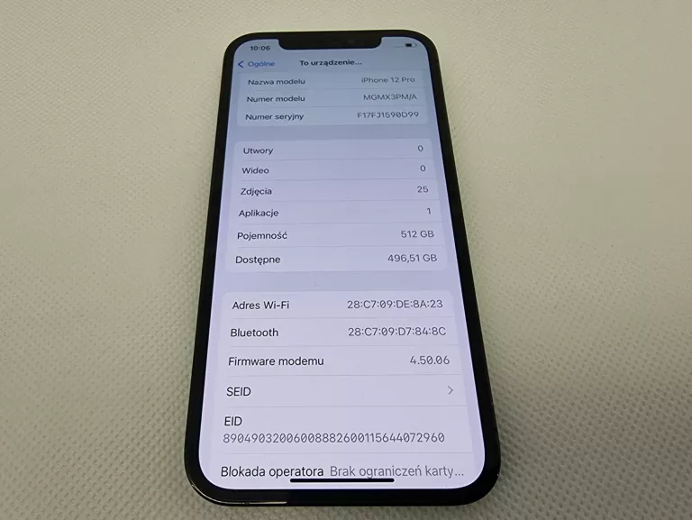 APPLE IPHONE 12 PRO 512GB 82%