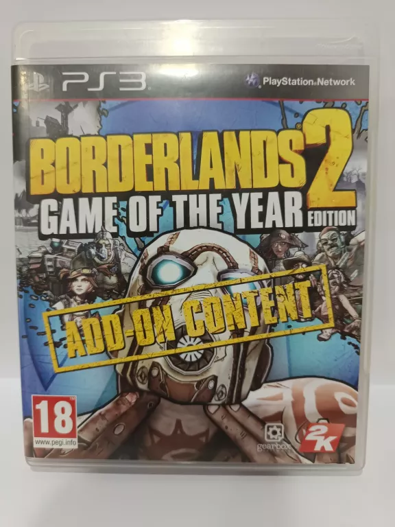 BORDERLANDS 2 GOTY PS3 ENG GAME OF THE YEAR EDITION