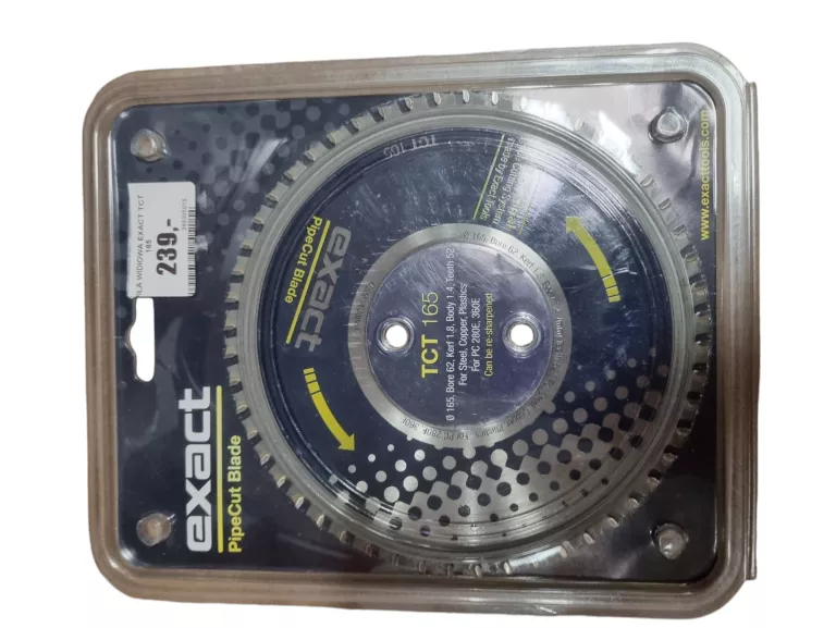 PIŁA WIDIOWA TCT DO CIĘCIA STALI EXACT 165 MM