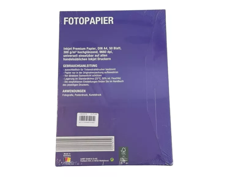 FOTOPAPIER A4 50SZT