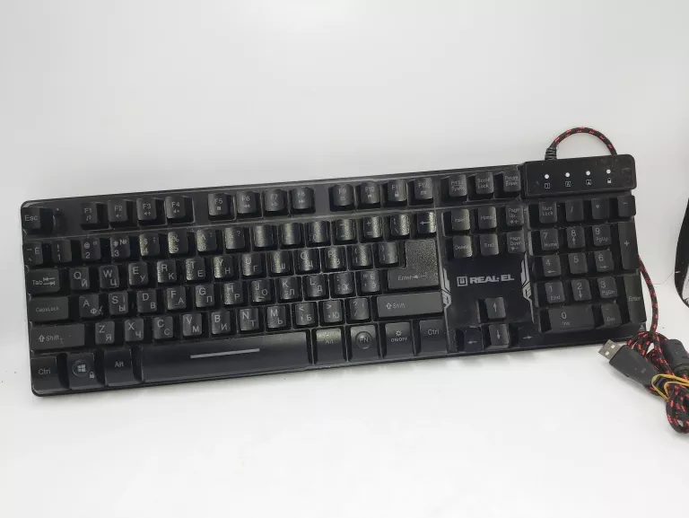 KLAWIATURA MEMBRANOWA REAL-EL 8700 GAMING BACKLIT