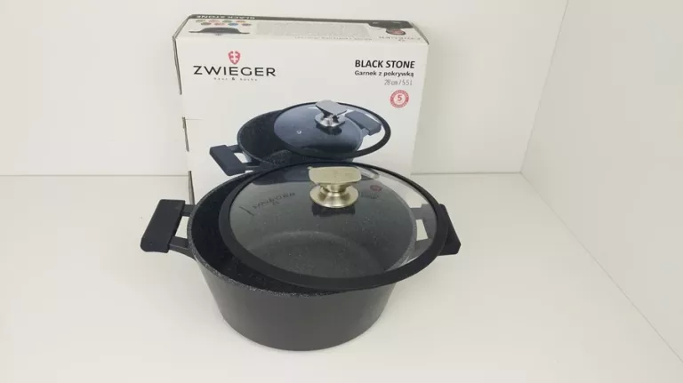 GARNEK ZWIEGER BLACK STONE 28CM 5,5L