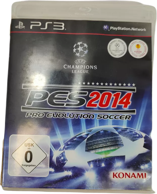 GRA NA KONSOLE PS3 PES 2014 PRO EVOLUTION SOCCER 2014 NIEMIECKA WERSJA