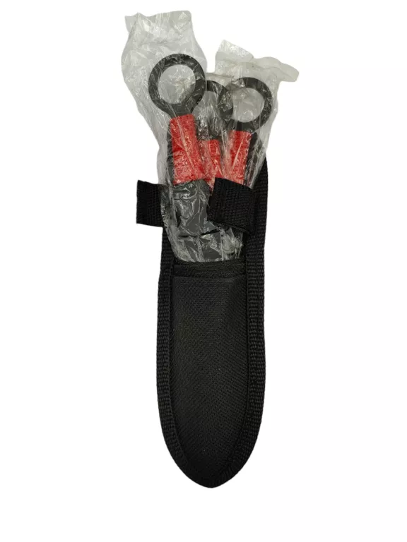 NÓŻ RZUTKA KUNAI NOŻE DO RZUCANIA SHURIKEN RZUTKI ZESTAW 3 SZTUKI POKROWIE