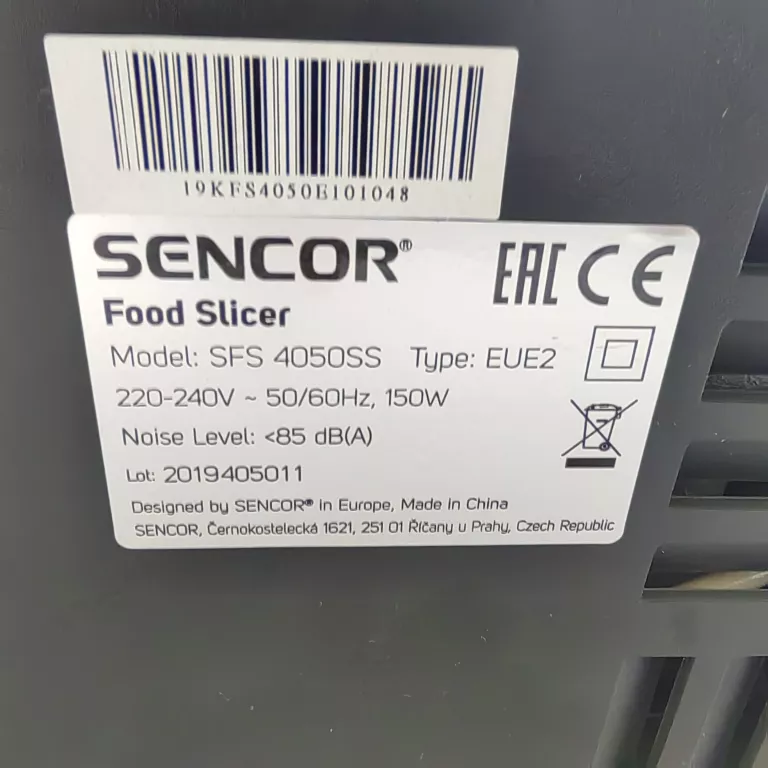 KRAJALNICA SENCOR SFS 4050SS