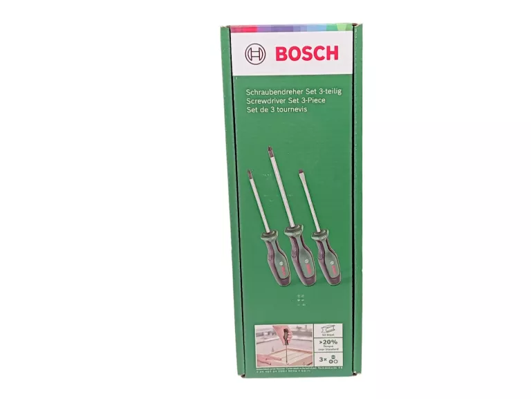 BOSCH ZESTAW ŚRUBOKRĘTÓW 3SZT