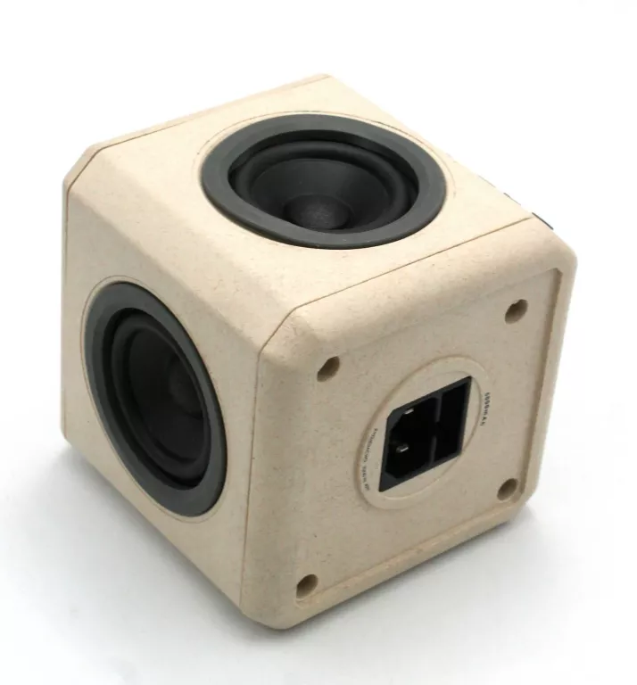GŁOŚNIK PRZENOŚNY ALLOCACOC AUDIOCUBE DREWNO
