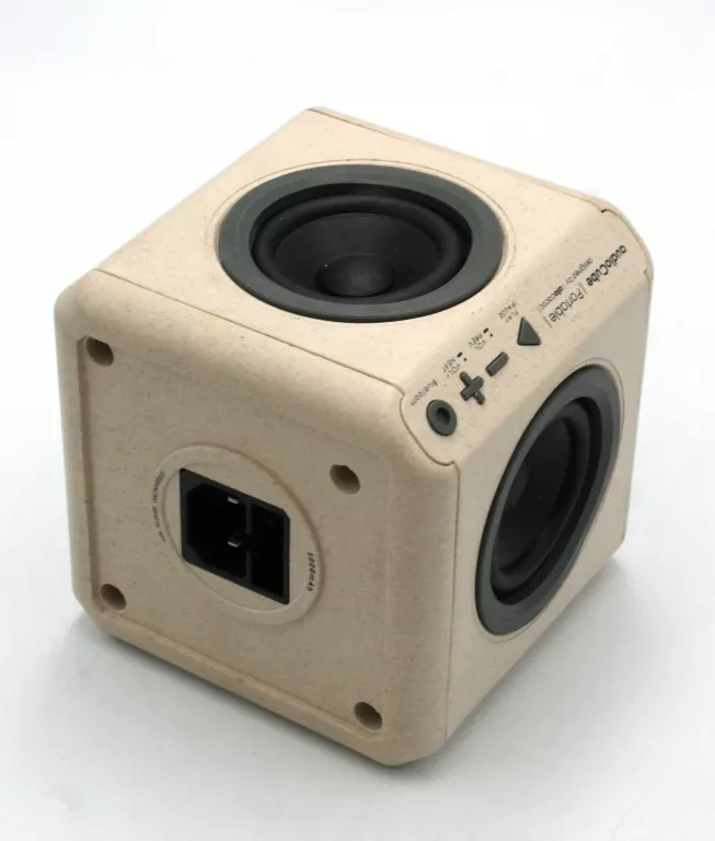 GŁOŚNIK PRZENOŚNY ALLOCACOC AUDIOCUBE DREWNO