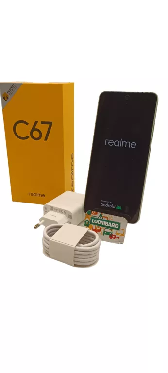 TELEFON REALME C67 8 GB / 256 GB  ZESTAW