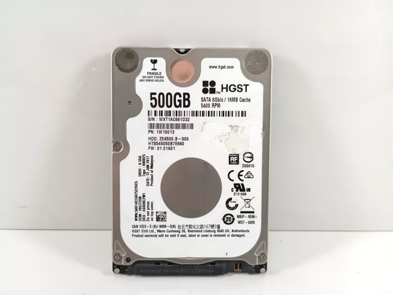 DYSK HDD HGST TRAVELSTAR Z5K500.B 2,5" 500GB SATA III