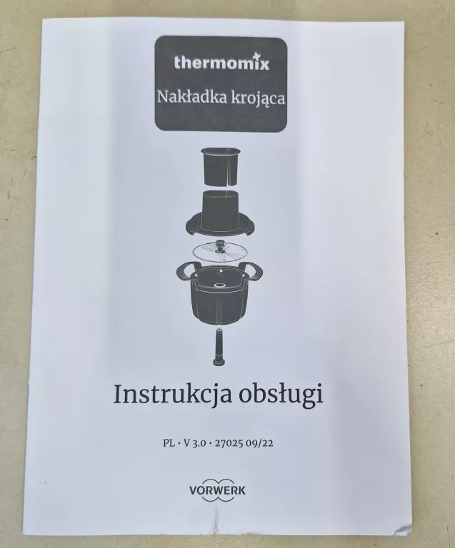 NAKŁADKA KROJĄCA THERMOMIX TM6 TM5 - VORWERK (74316) KOMPLET - 5 ELEMENTÓW