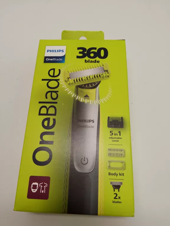 GOLARKA PHILIPS ONEBLADE 360 MASZYNKA DO ZAROSTU TRYMER DO GOLENIA BRODY