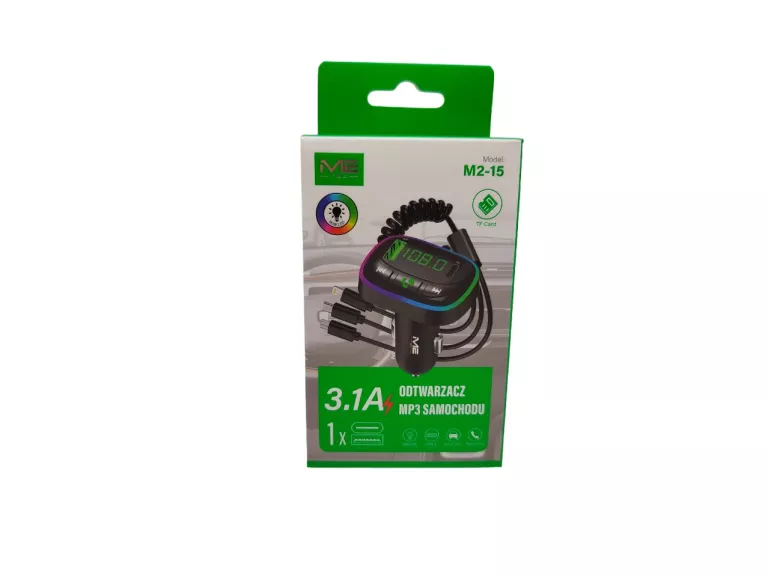 TRANSMITER BLUETOOTH SAMOCHODOWY ODTWARZACZ MP3 M2-15