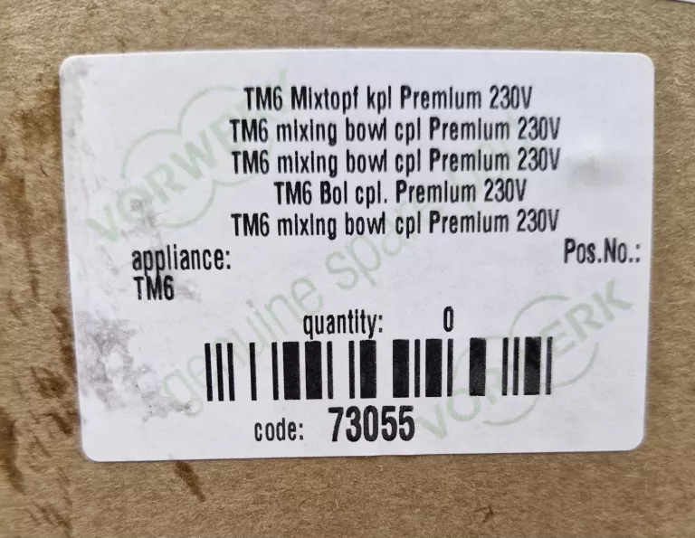 NACZYNIE MIKSUJĄCE PREMIUM VORWERK THERMOMIX TM6 (73055)