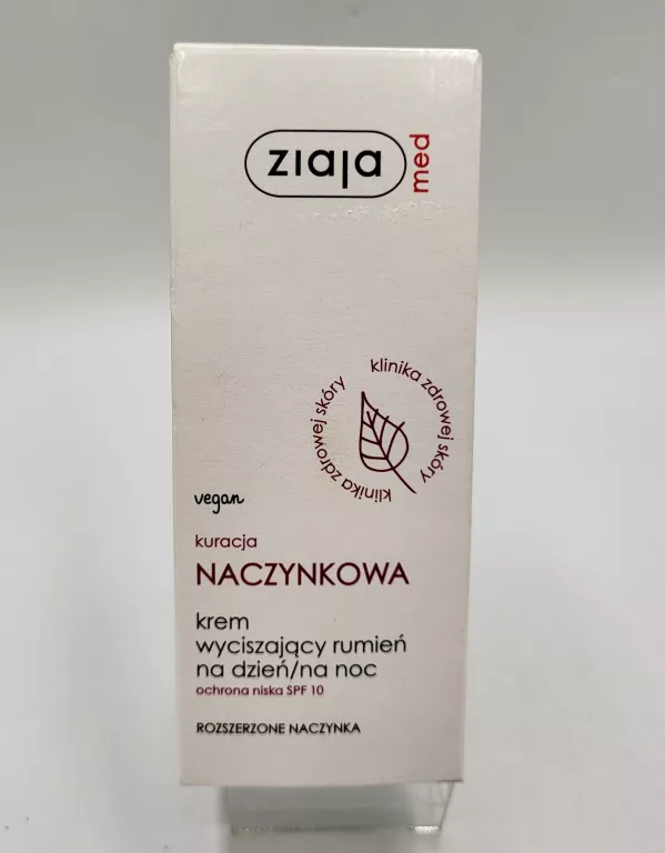 ZIAJA MED KURACJA NACZYNKOWA KREM WYCISZAJĄCY RUMIEŃ NA DZIEŃ I NOC 50ML