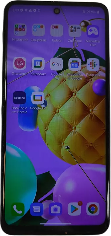 DUŻY TELEFON SMARTFON LG K52 4 GB / 64 GB BIAŁY 4G (LTE) DUAL SIM