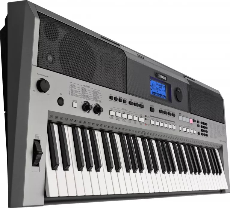 KEYBOARD YAMAHA PSR-E443 + POKROWIEC/STOJAK NA NUTY