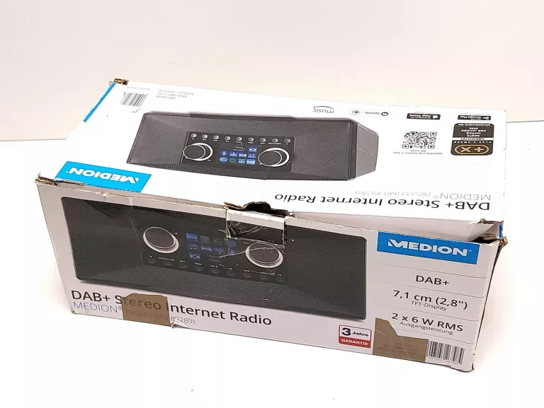 INTERNETOWE RADIO CYFROWE MEDION MD89289 DAB+ PILOT PUDEŁKO