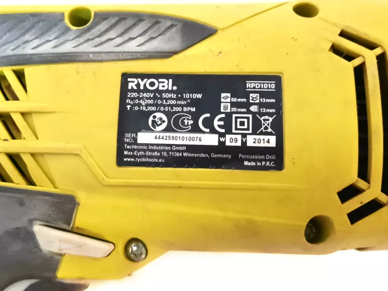 WIERTARKA UDAROWA 1010W 2 BIEGI RYOBI RPD1010