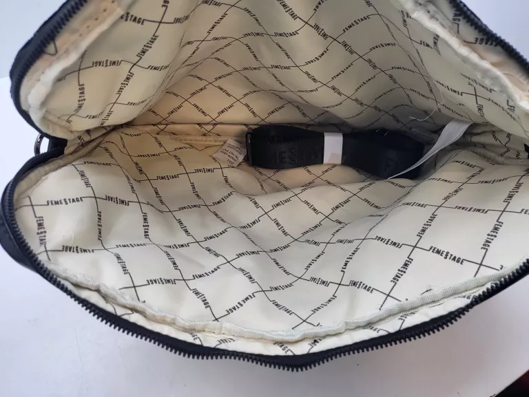 TORBA DAMSKA NA LAPTOP MONNARI-FEMESTAGE BAG4930-020 CZARNA BŁYSZCZĄCA