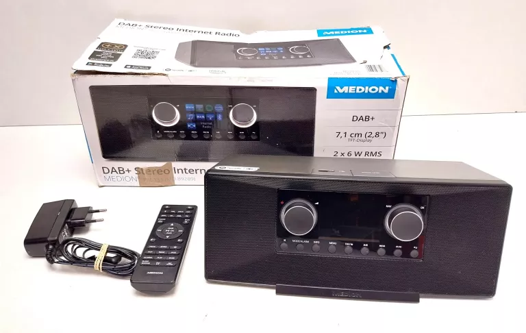 INTERNETOWE RADIO CYFROWE MEDION MD89289 DAB+ PILOT PUDEŁKO
