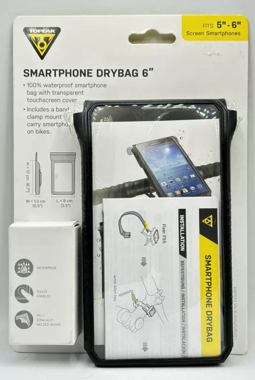 POKROWIEC TOPEAK SMARTPHONE DRYBAG 6 BLACK