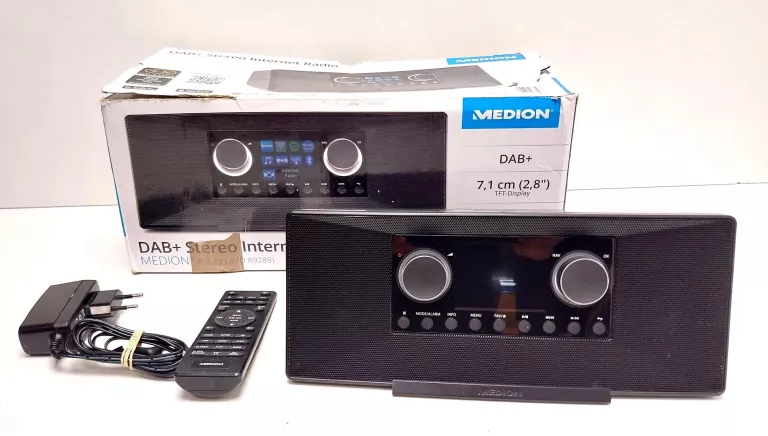 INTERNETOWE RADIO CYFROWE MEDION MD89289 DAB+ PILOT PUDEŁKO