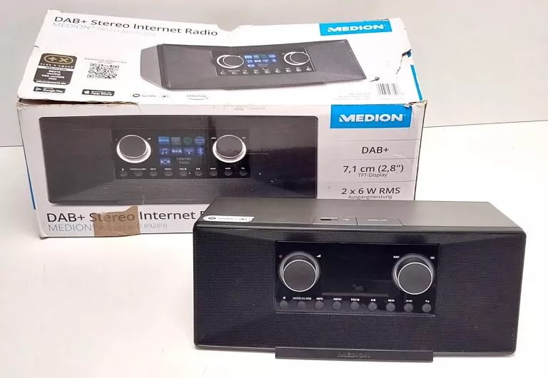 INTERNETOWE RADIO CYFROWE MEDION MD89289 DAB+ PILOT PUDEŁKO