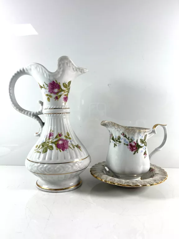 PORCELANOWA ZASTAWA 3 EL. CHODZIEŻ PRL