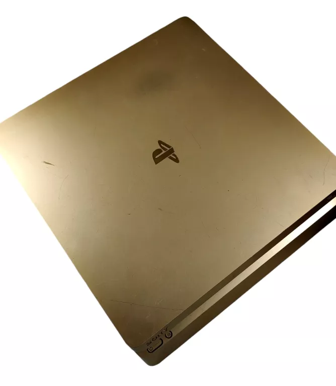 KONSOLA PS4 SLIM GOLD DWA PADY OKABLOWANIE 8 GIER