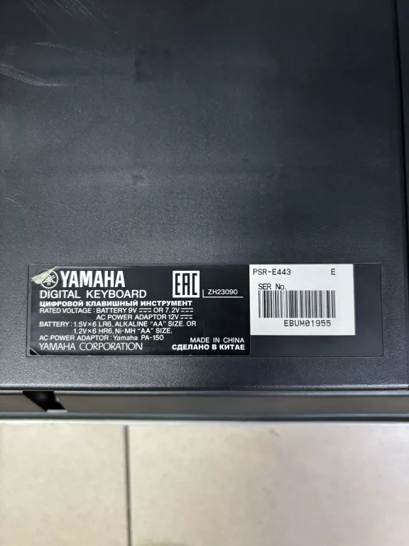 keyboard-yamaha-psr-e443-pokrowiecstojak-na-nuty-stan-11323-2