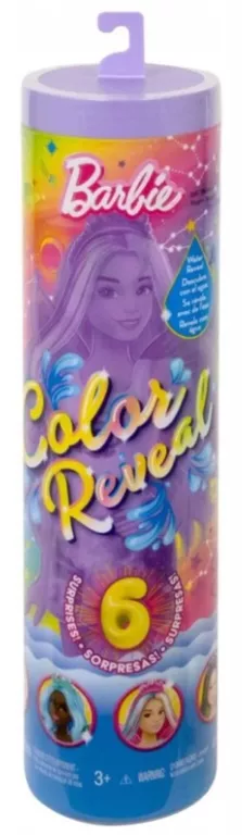 BARBIE NIESPODZIANKA COLOR REVEAL GALAKTYCZNA TĘCZA LALKA WRÓŻKA GALAXY