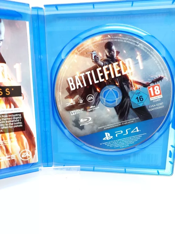 BATTLEFIELD 1 PS4