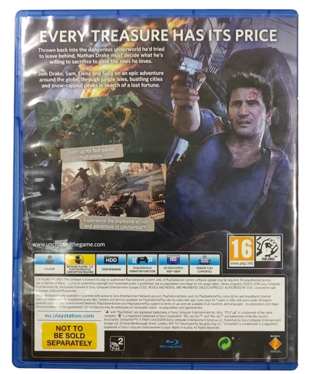 GRA NA PS4 UNCHARTED 4