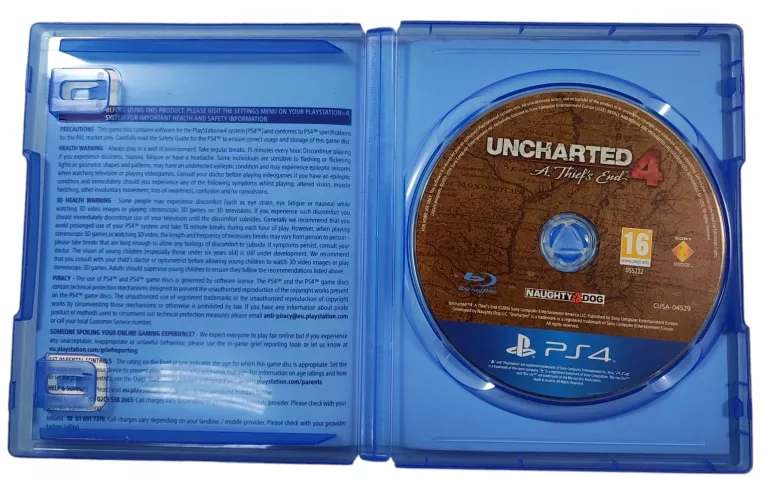 GRA NA PS4 UNCHARTED 4