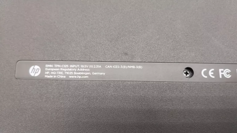 LAPTOP HP 250 G5 15,6 /4 GB RAM/ INTEL CELERON N3060