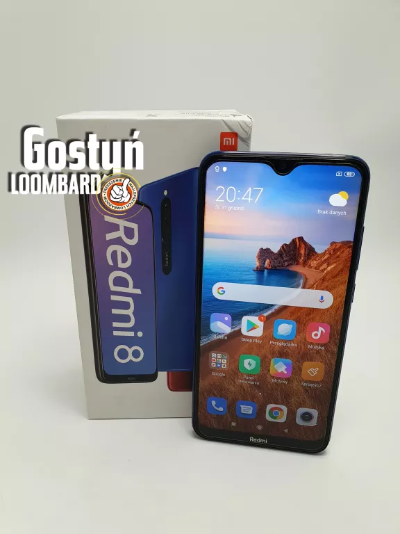 XIAOMI REDMI 8 3 GB / 32 GB NIEBIESKI PUDEŁKO!