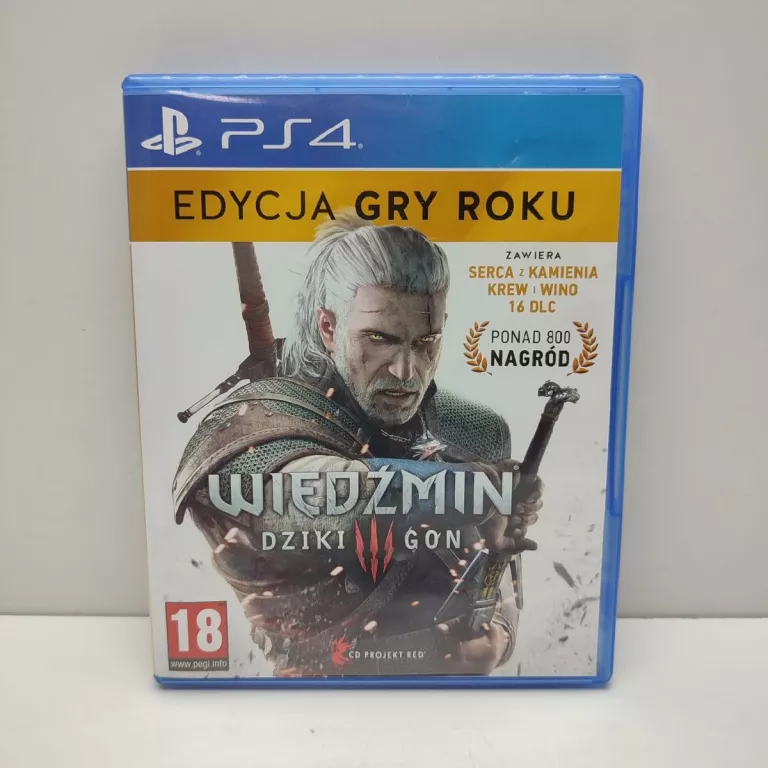 GRA NA PS4 WIEDŹMIN III DZIKI GON EDYCJA GRY ROKU