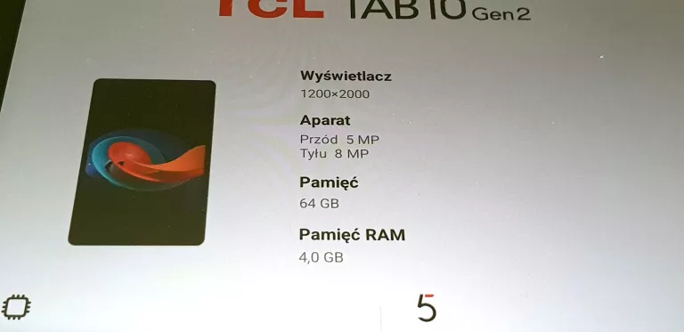 TABLET TCL TAB10 GEN 2 TCL 8496G 4/64GB