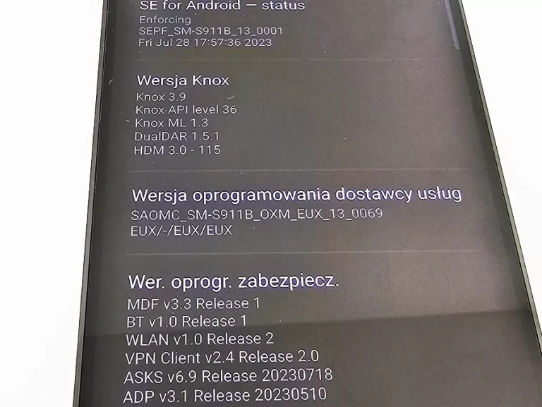 TELEFON SAMSUNG GALAXY S23 8GB / 128GB + PUDEŁKO (NIE Z SIECI)