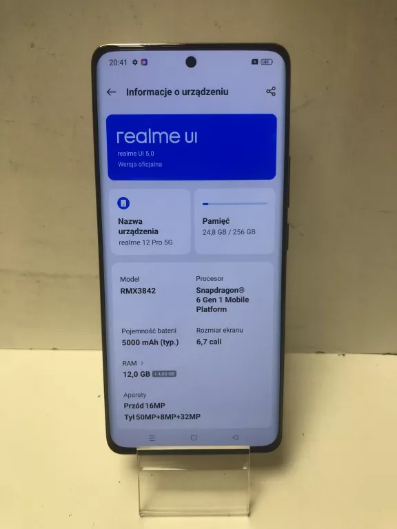 TELEFON REALME 12 PRO 5G 12/256GB