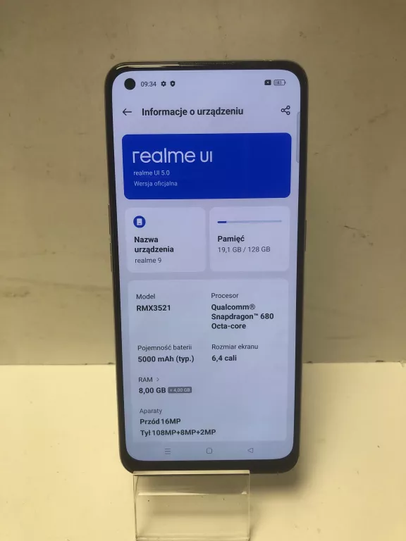 TELEFON REALME 9 8/128GB