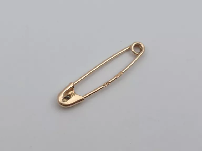 ZŁOTA BROSZKA AGRAFKA - 585 14K 0,73G