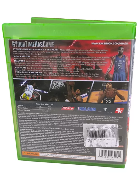 GRA NA XBOX ONE NBA 2K15