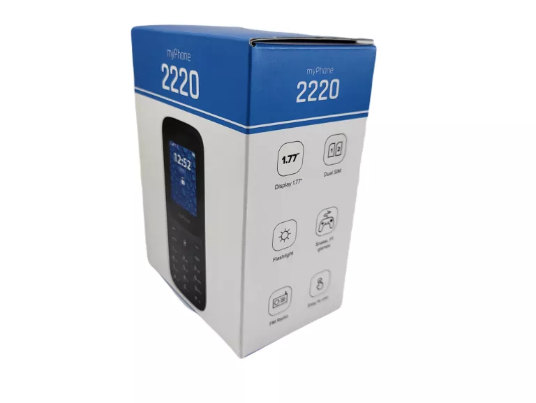 KLASYCZNY TELEFON MYPHONE 2220 CZARNY 1,77" DUAL SIM