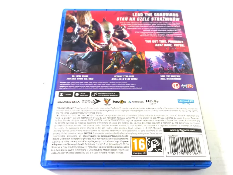 GRA MARVEL'S GUARDIANS OF THE GALAXY SONY PLAYSTATION 5 (PS5)