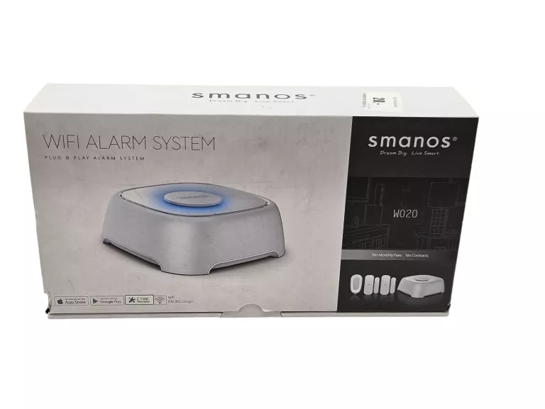 SYSTEM ALARMU DOMOWEGO SMANOS W020 + MD9100 + DS2300