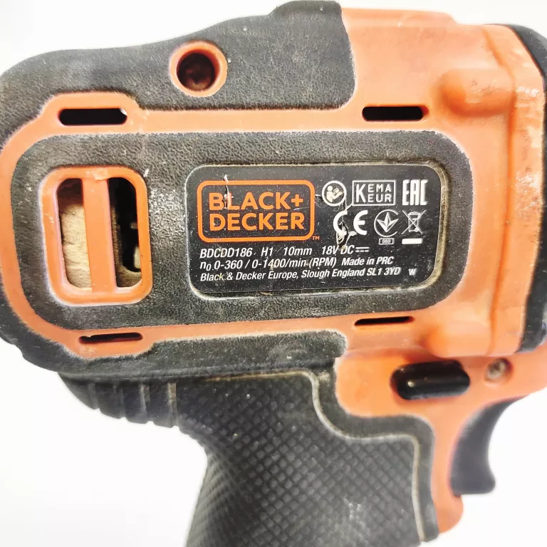 WKRĘTARKA BLACK + DECKER BDCDD186 WALIZKA