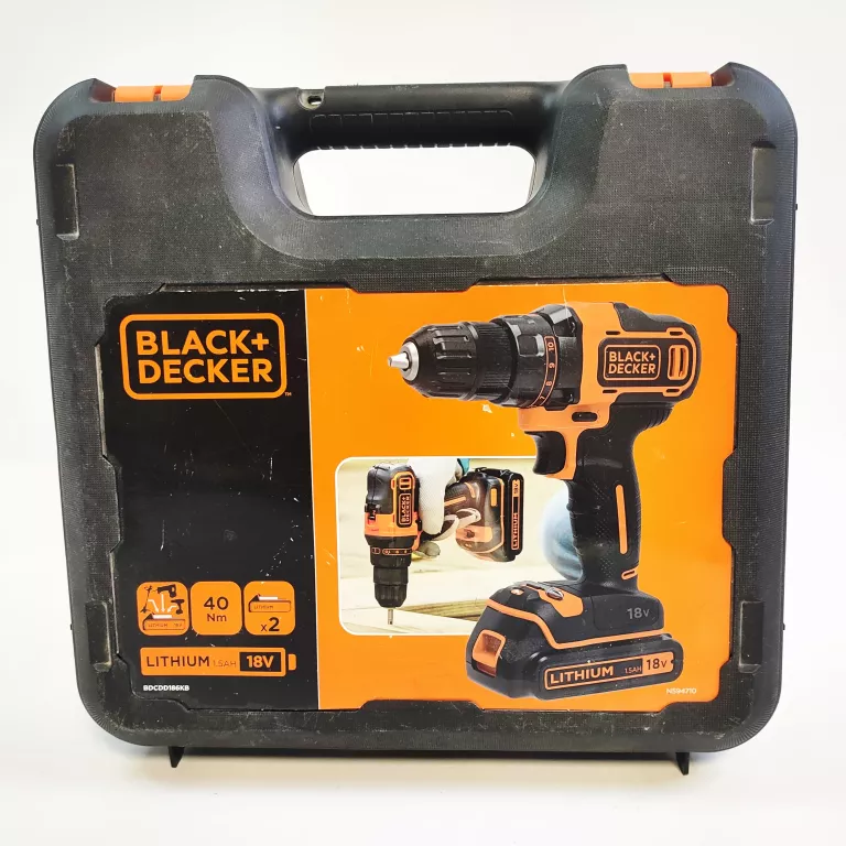 WKRĘTARKA BLACK + DECKER BDCDD186 WALIZKA